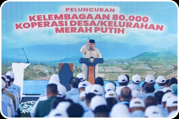 PRESIDEN PRABOWO RESMIKAN 80 RIBU KOPERASI MERAH PUTIH, GUBERNUR LUTHFI: WUJUDKAN KESEJAHTERAAN MASYARAKAT