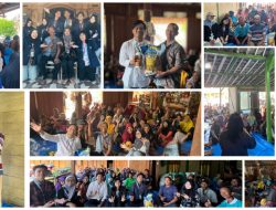 SOLUSI PERTANIAN KERING, MAHASISWA KKN-T IPB UNIVERSITY KENALKAN PADI GAMAGORA DAN PUPUK HAYATI