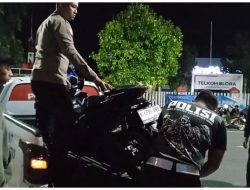 TIGA MOTOR DIAMANKAN, SATLANTAS BLORA PERKETAT RAZIA BALAP LIAR